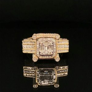 Iced out Castle Ring