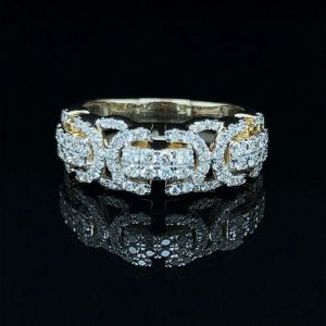 Iced Out Byzantine Ring