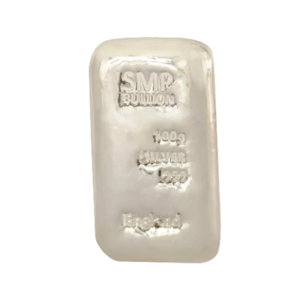 SMP 100 g Silver Cast Bar